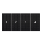 ClickFit EVO zwart portret 4 panelen