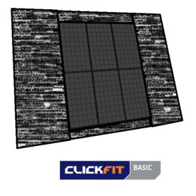 Clickfit bitumen dak portret zwart