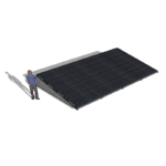Zonneschans 16 panelen 4 rij Solar Garant