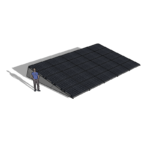 Zonneschans 25 panelen 5 rij Solar Garant