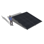 Chiko zonneschans 8 panelen 2x4 rij Solar Garant