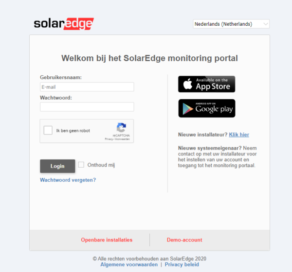 SolarEdge account