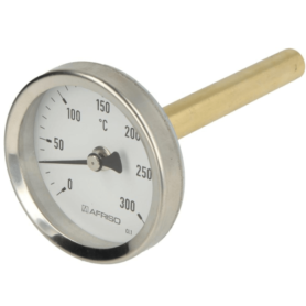 Temperatuurmeter Bimetaal 0- 300°C met 100mm sensor