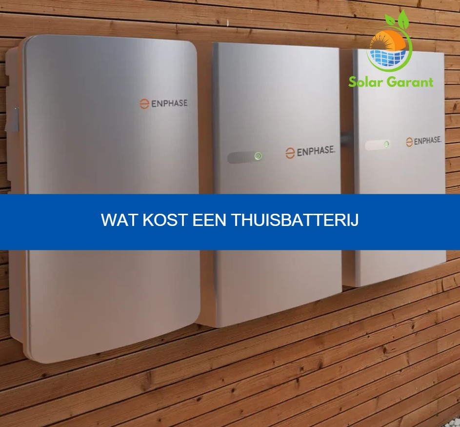 Wat kost een thuisbatterij