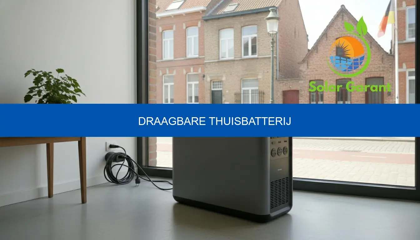 Draagbare thuisbatterij: met stekker, advies & prijzen