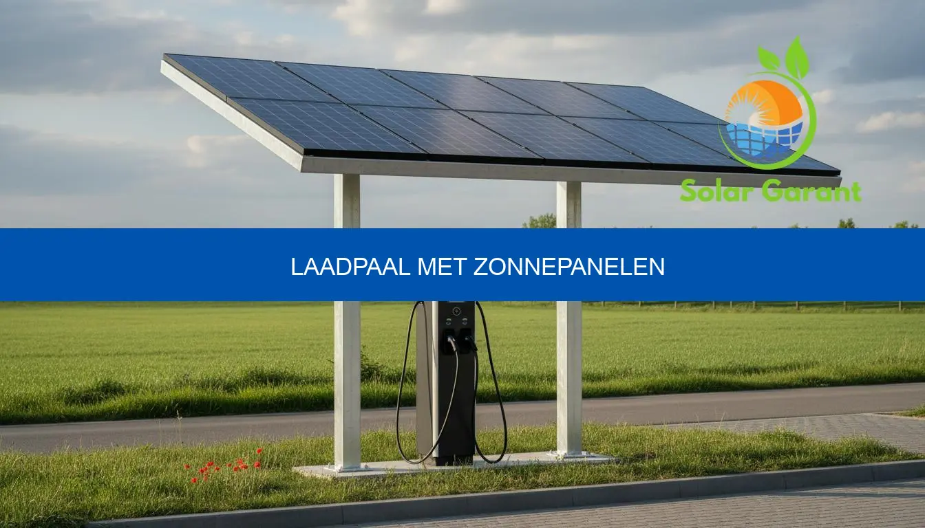 laadpaal met zonnepanelen