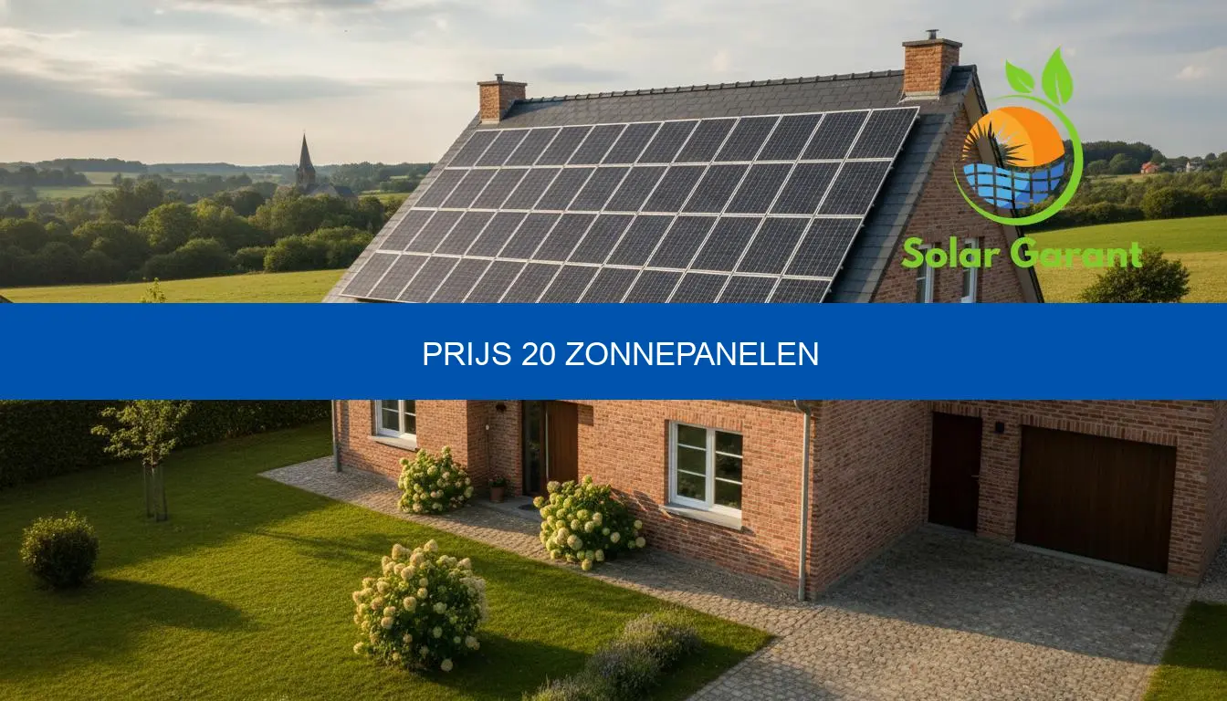 prijs 20 zonnepanelen