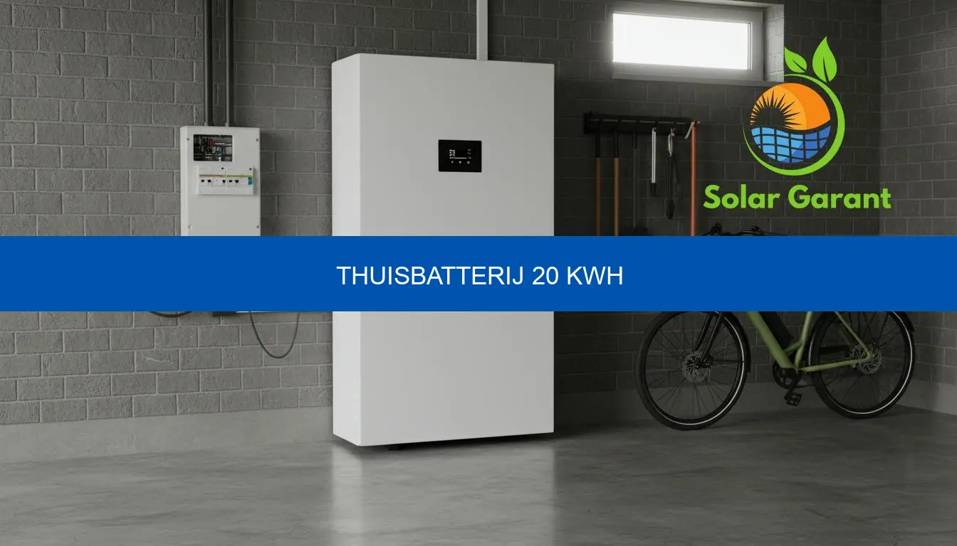 Thuisbatterij 20 kWh