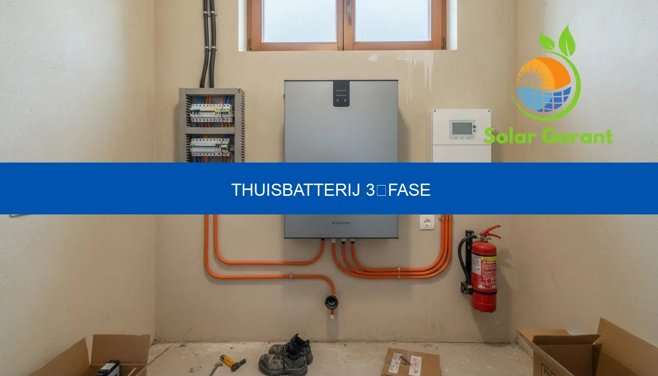 Thuisbatterij 3‑fase