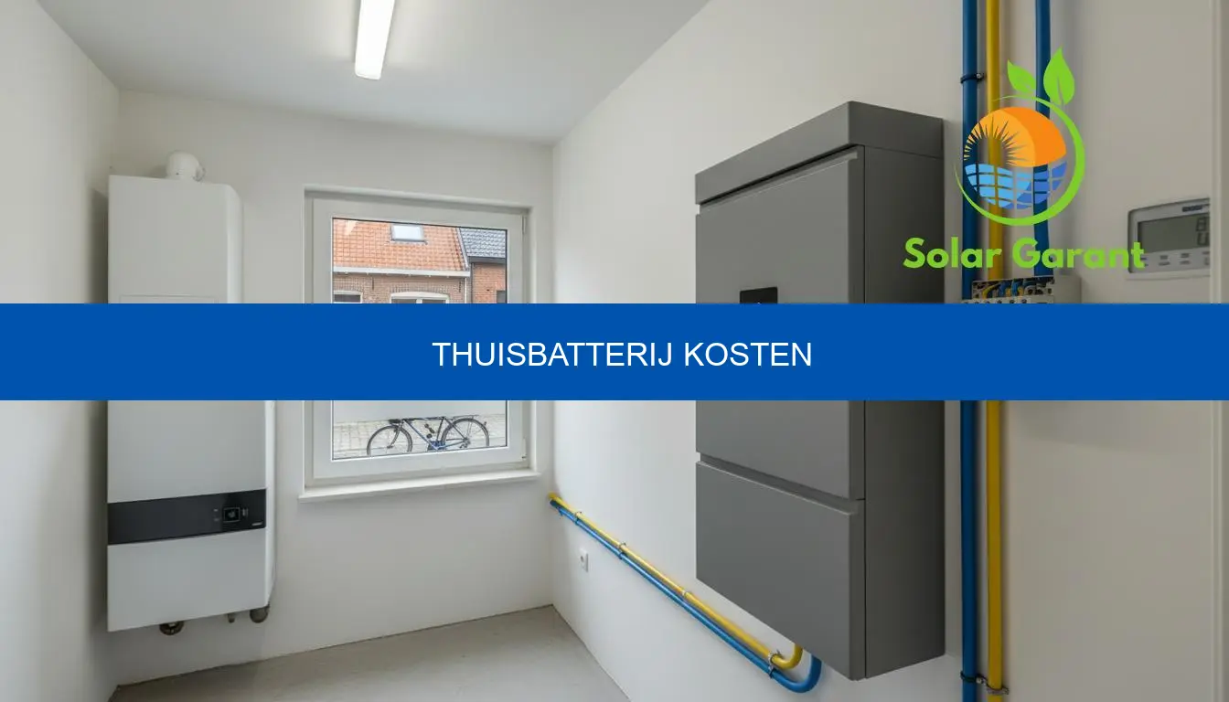 thuisbatterij kosten