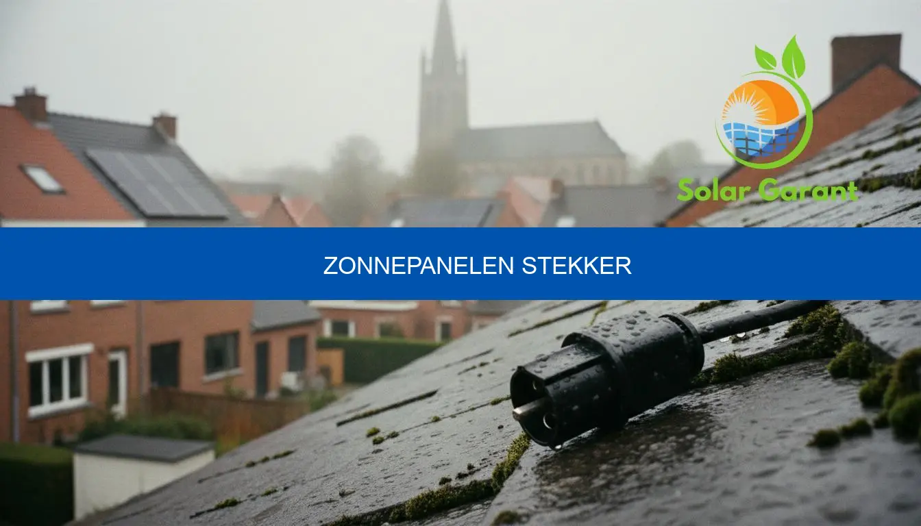 zonnepanelen stekker