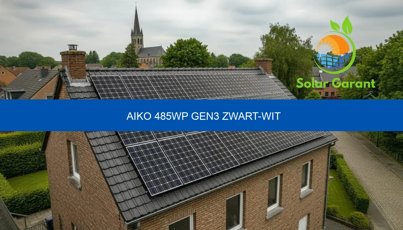 AIKO 485Wp Gen3 zwart-wit | Specs, prijs & advies