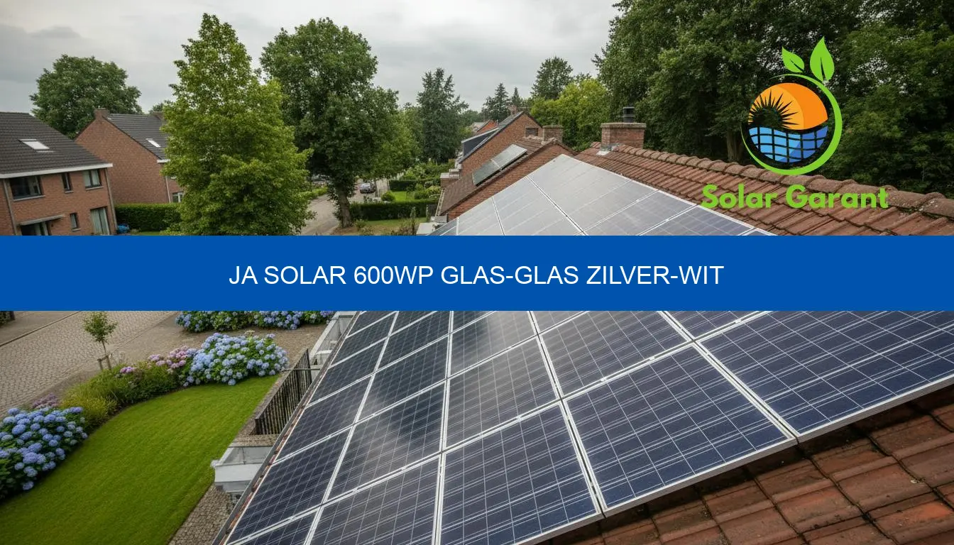JA Solar 600Wp Glas-Glas zilver-wit | Specificaties & prijs