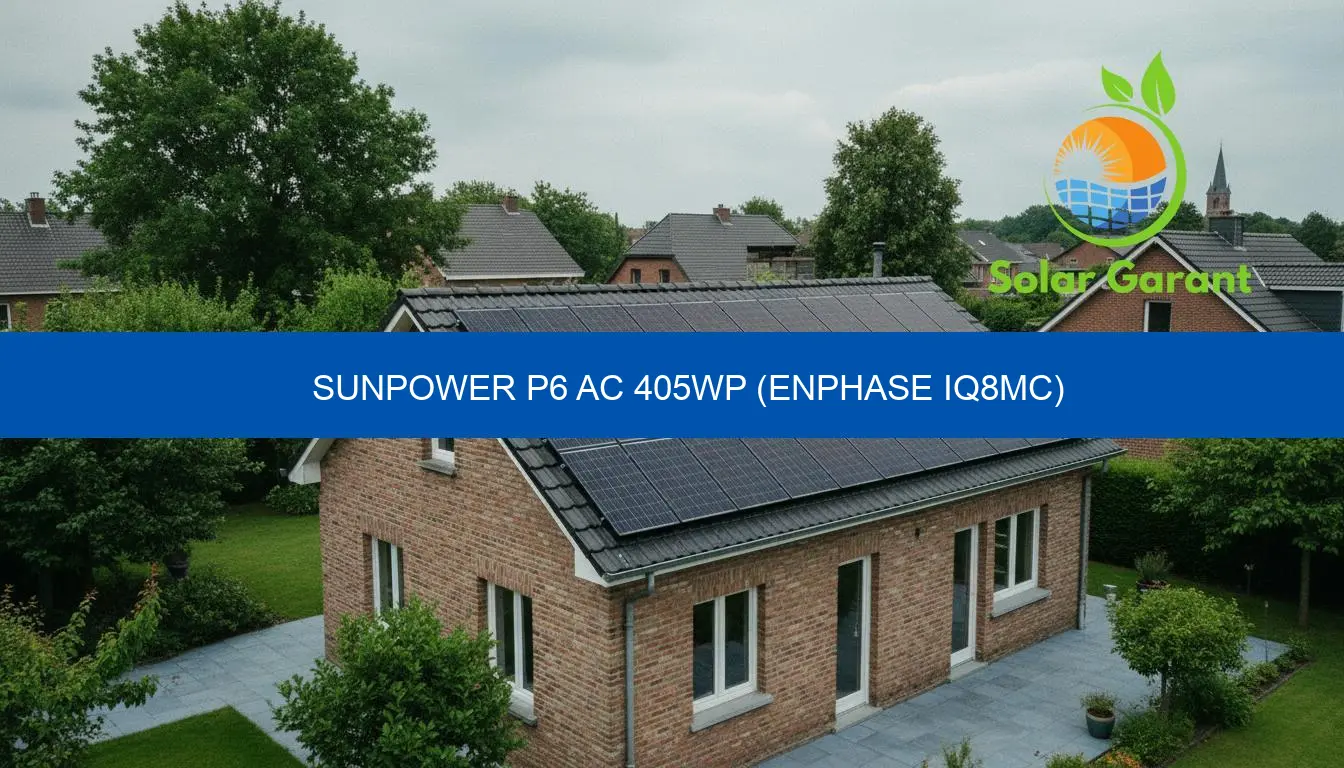 SunPower P6 AC 405Wp (Enphase IQ8MC) | Advies & prijs