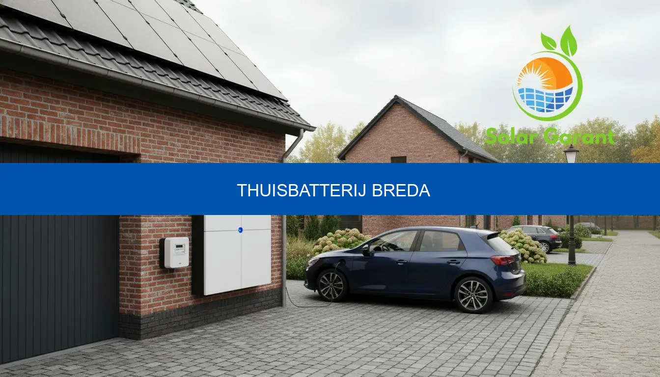 Thuisbatterij Breda | Slim opslaan, eerlijk advies