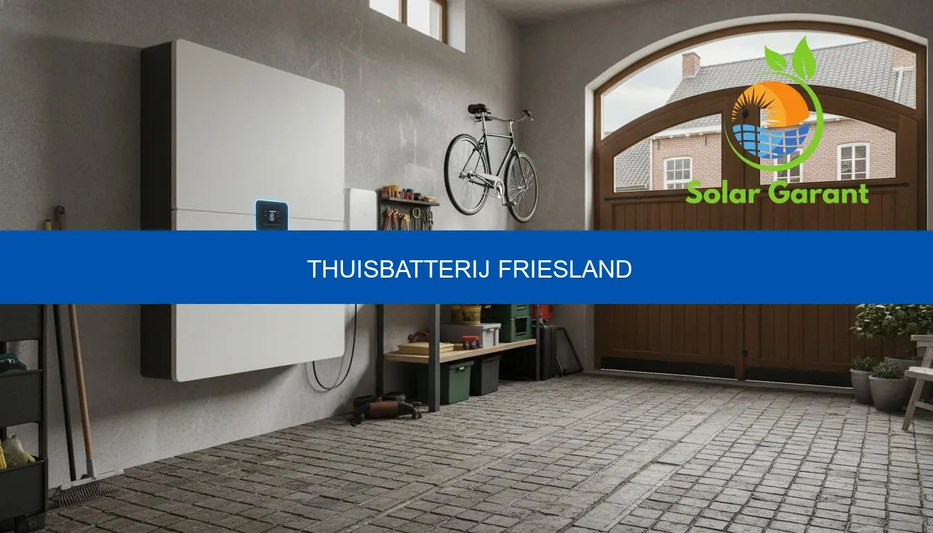 Thuisbatterij Friesland – Kosten, advies en offertes