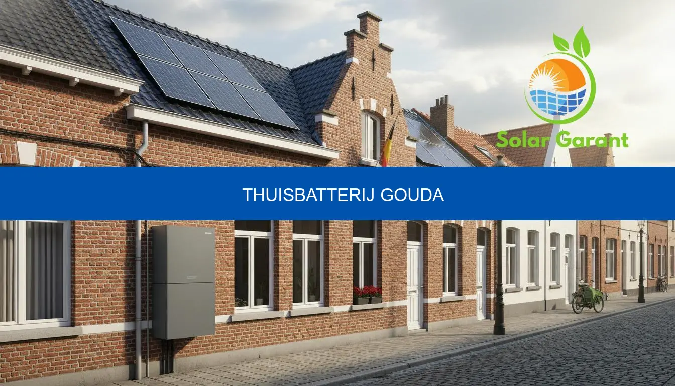 Thuisbatterij Gouda: prijs, terugverdientijd en advies