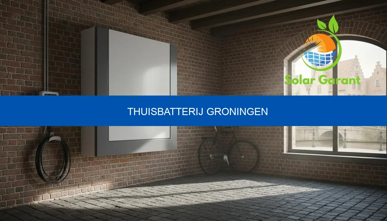 Thuisbatterij Groningen | Offertes en eerlijk advies